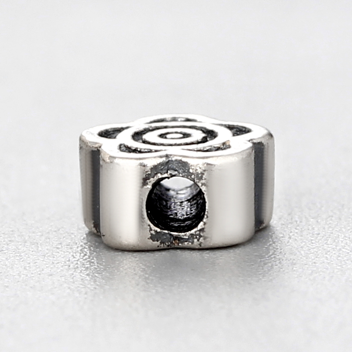 925 Sterling Silver Vintage Flower Diy Beads