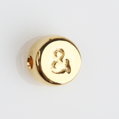 925 Sterling Silver Ampersand Spacer Beads