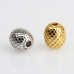 925 Sterling Silver Pineapple Spacer Beads