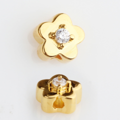 925 Sterling Silver Flower Spacer Beads