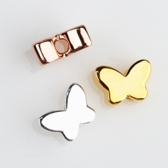 925 Sterling Silver Butterfly Spacer Beads