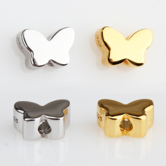 925 Sterling Silver Butterfly Spacer Beads