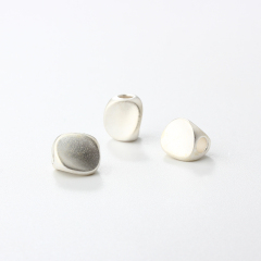 999 Sterling Silver DIY Triangle Spacer Bead