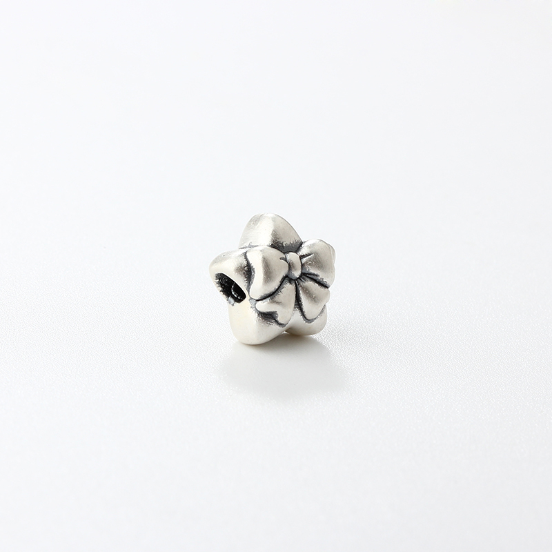 999 Sterling Silver DIY Star Bow Spacer Bead