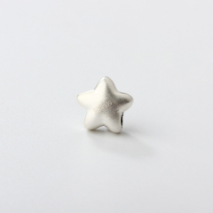 999 Sterling Silver DIY Star Bow Spacer Bead