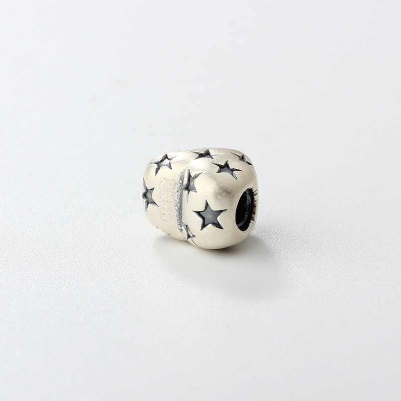 999 Sterling Silver DIY Heart Spacer Bead