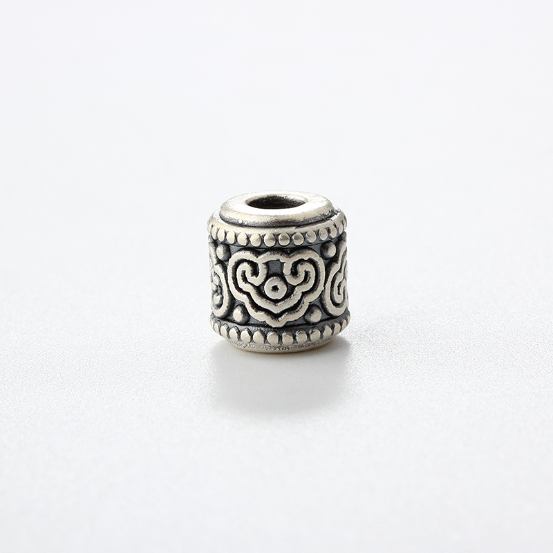 999 Sterling Silver DIY Lucky Cloud Spacer Bead