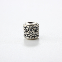 999 Sterling Silver DIY Lucky Cloud Spacer Bead
