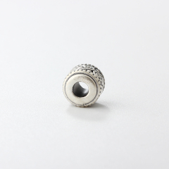 999 Sterling Silver DIY Lucky Cloud Spacer Bead