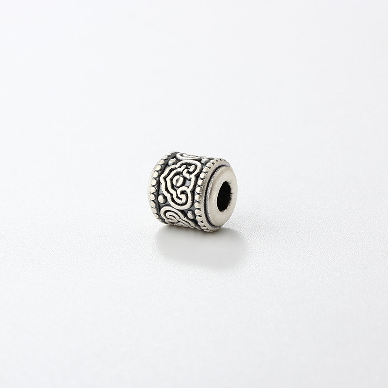 999 Sterling Silver DIY Lucky Cloud Spacer Bead