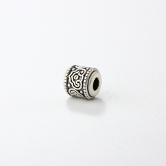 999 Sterling Silver DIY Lucky Cloud Spacer Bead