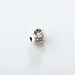 999 Sterling Silver DIY Lucky Money Bag Bead