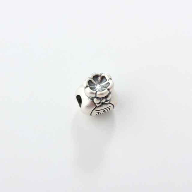 999 Sterling Silver DIY Lucky Money Bag Bead