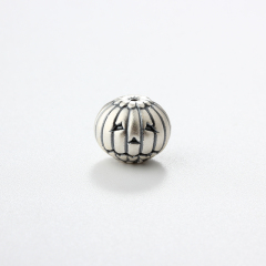 999 Sterling Silver DIY Spacer Halloween Ghost Pumpkin Bead