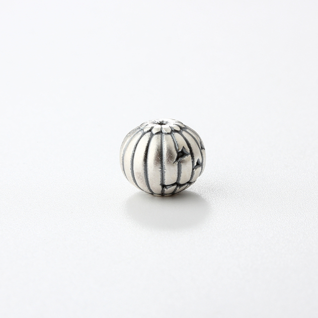 999 Sterling Silver DIY Spacer Halloween Ghost Pumpkin Bead