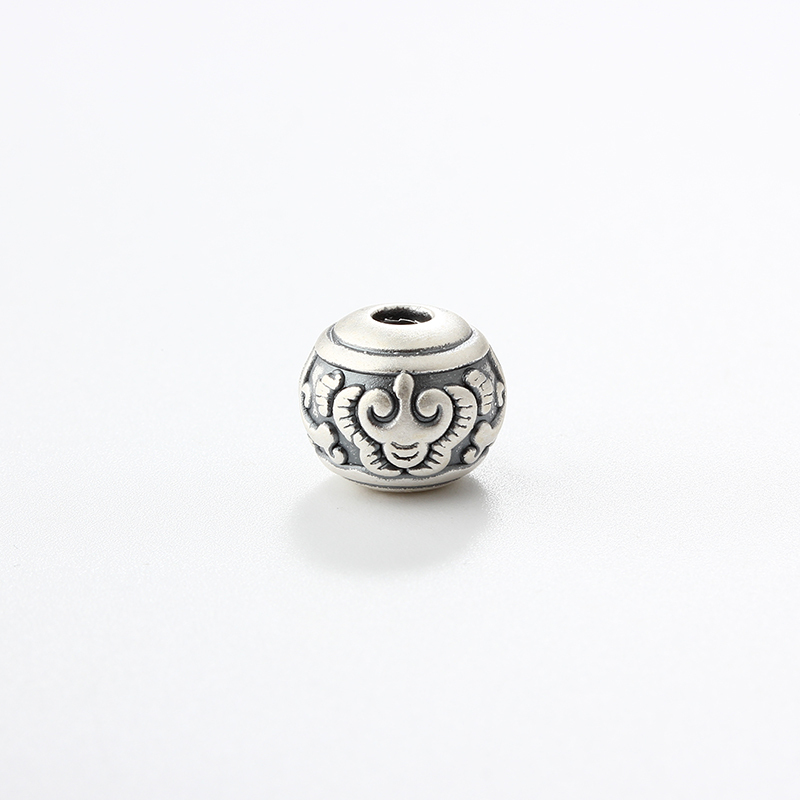 999 Sterling Silver DIY Lucky Cloud Spacer Bead