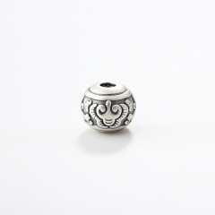 999 Sterling Silver DIY Lucky Cloud Spacer Bead