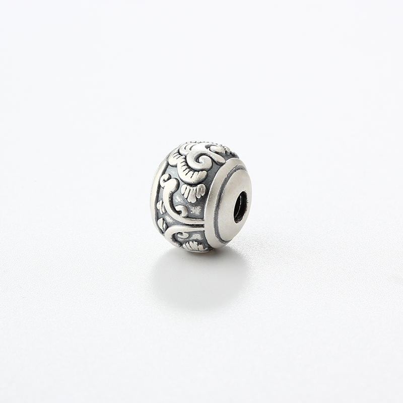 999 Sterling Silver DIY Lucky Cloud Spacer Bead