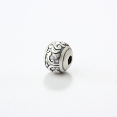 999 Sterling Silver DIY Lucky Cloud Spacer Bead