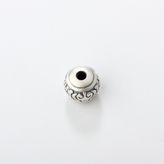 999 Sterling Silver DIY Lucky Cloud Spacer Bead