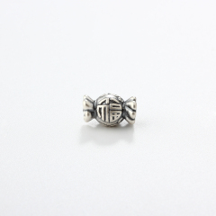 999 Sterling Silver DIY Spacer Lucky Candy Bead