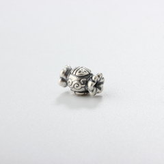 999 Sterling Silver DIY Spacer Lucky Candy Bead