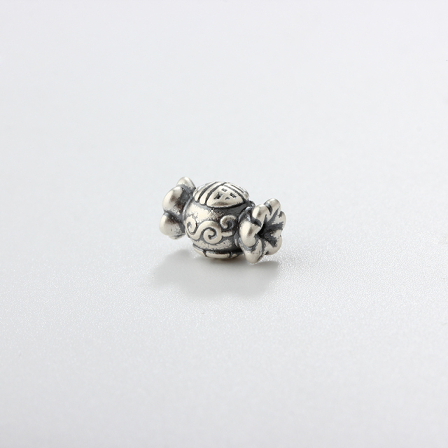 999 Sterling Silver DIY Spacer Lucky Candy Bead