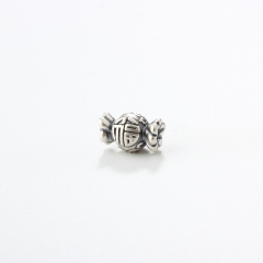 999 Sterling Silver DIY Spacer Lucky Candy Bead