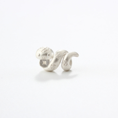 999 Sterling Silver DIY Snake Spacer Bead