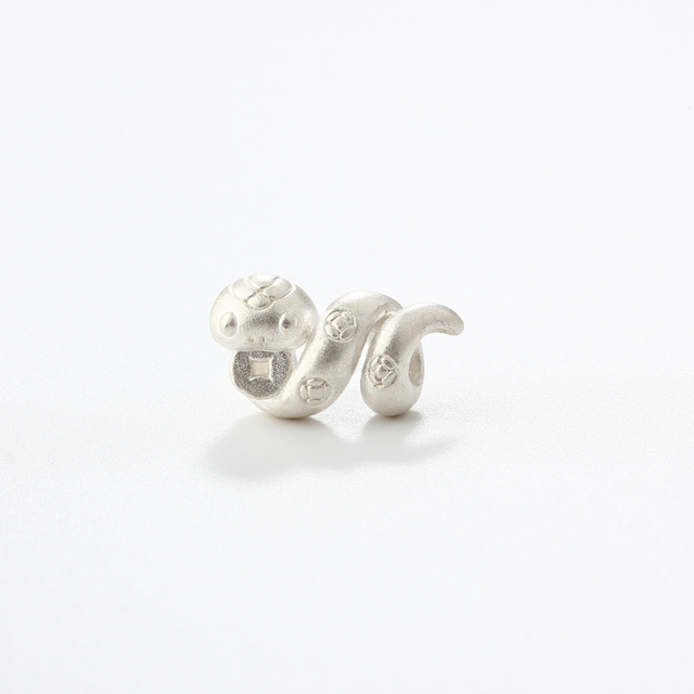 999 Sterling Silver DIY Snake Spacer Bead