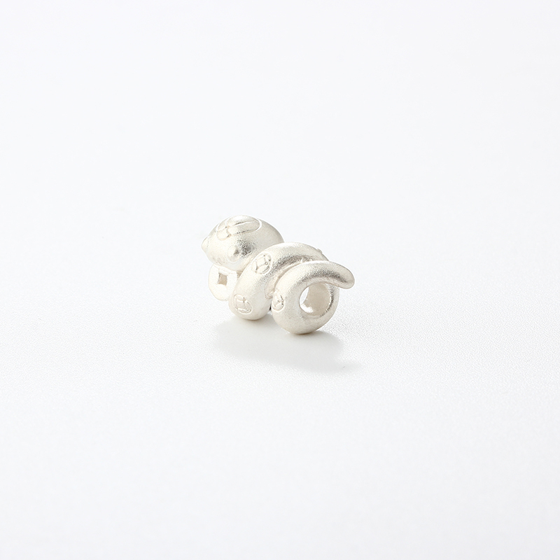 999 Sterling Silver DIY Snake Spacer Bead