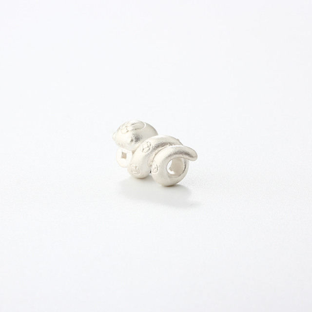 999 Sterling Silver DIY Snake Spacer Bead