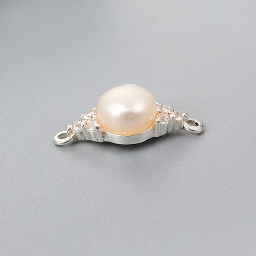 925 Sterling Silver Pearl Charms