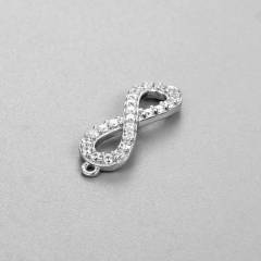 925 Sterling Silver Infinity Charms