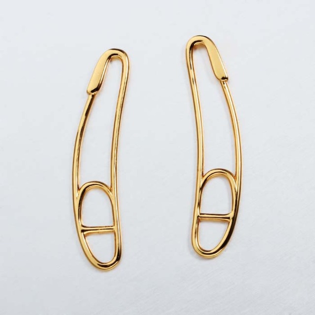 925 Sterling Silver Safety Pin Charms