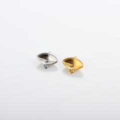 925 Sterling Silver 8*4mm Marquise Shape Colorful Crystal Connector
