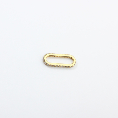 925 Sterling Silver Square CZ Link Connector Charm