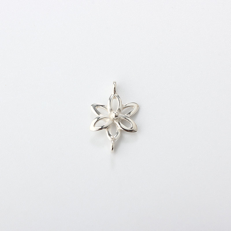 925 Sterling Silver Hot Sale Flower Connector