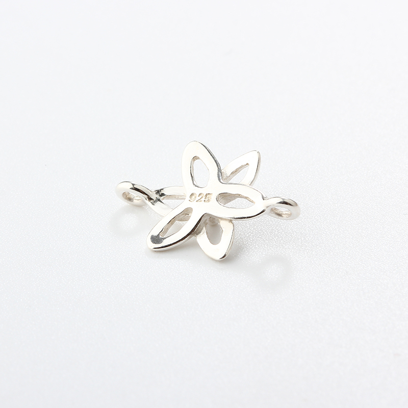 925 Sterling Silver Hot Sale Flower Connector