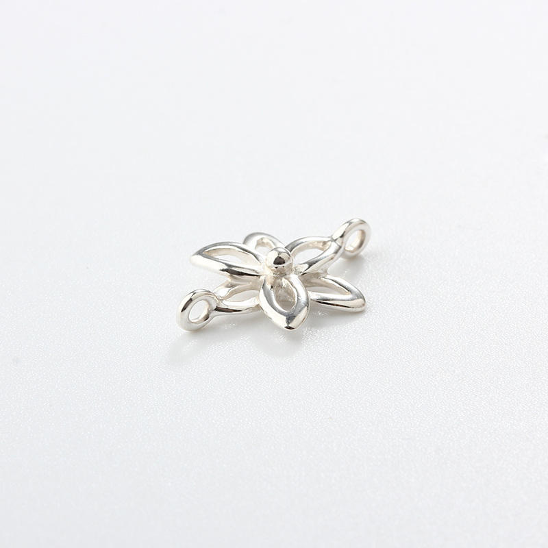 925 Sterling Silver Hot Sale Flower Connector