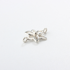 925 Sterling Silver Hot Sale Flower Connector