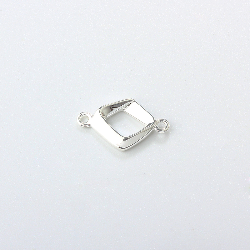 925 Sterling Silver Diamond Shape Connector