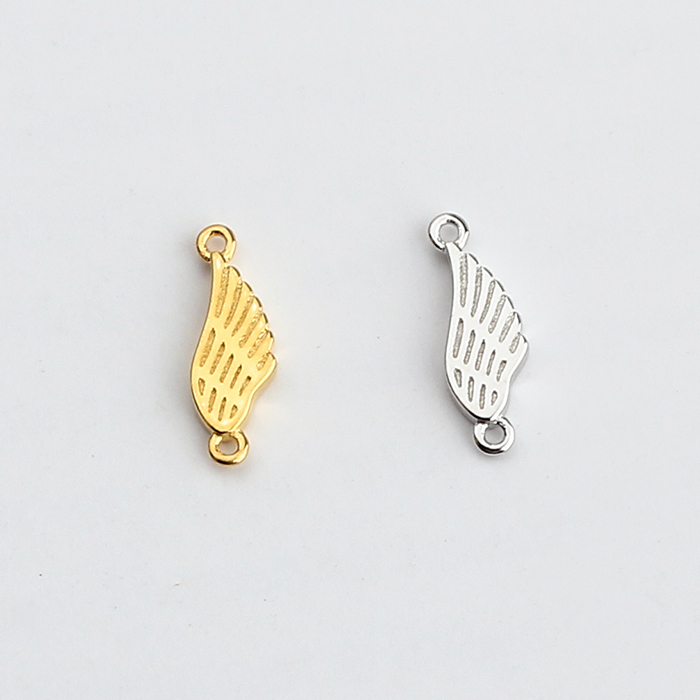 925 Sterling Silver Angle'S Wings Jewelry Charm