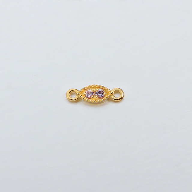 925 Sterling Silver Gemstone Oval Connector