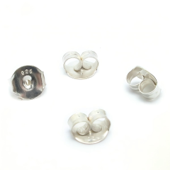 925 Sterling Silver Earring Backs for Studs