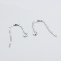 925 Sterling Silver Earring Wire With Ring