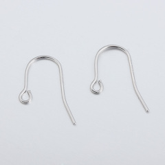 925 Sterling Silver Earring Wire With Ring