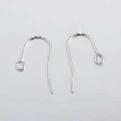 925 Sterling Silver Earring Wire With Ring