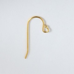 925 Sterling Silver Fish Hook Ear Wire Findings,Approx 0.8*8.8*25mm