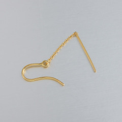 925 Sterling Silver Drop Earring Findings With Hook